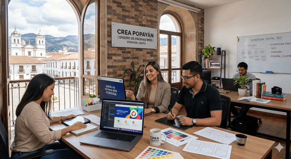 Diseño de paginas web Popayan